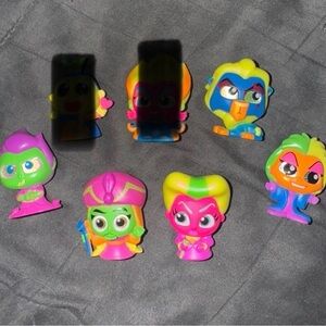 Villains Neon Blacklight Disney Doorables Set of 5 Figures